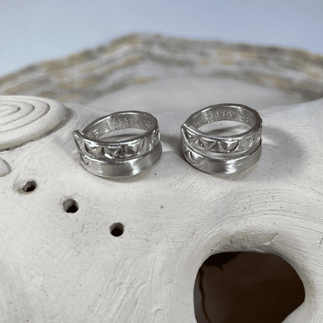 pack regalo duo anillo plata hoponopono