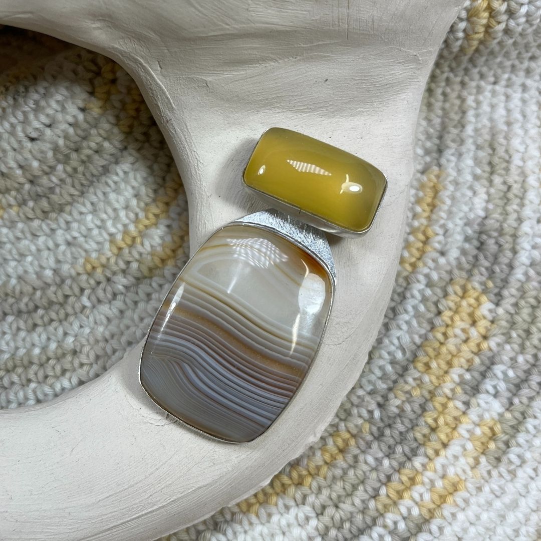 Colgante ágata y cornalina flor de la vida (12)