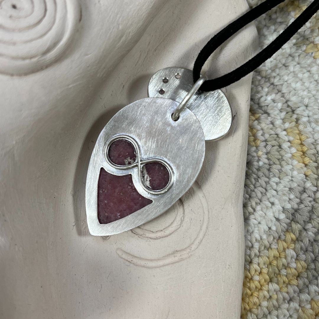 colgante infinito de rodocrosita y rodonita (8)