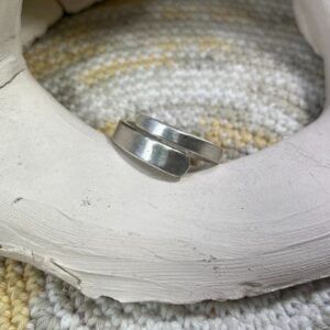 Anillo Durga de plata con mantra interior joya de vinculación Joya Ritual