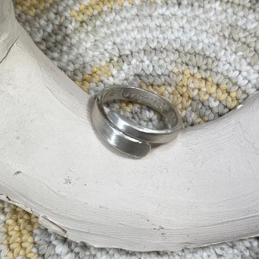 Anillo ajustable de plata Durga (11)