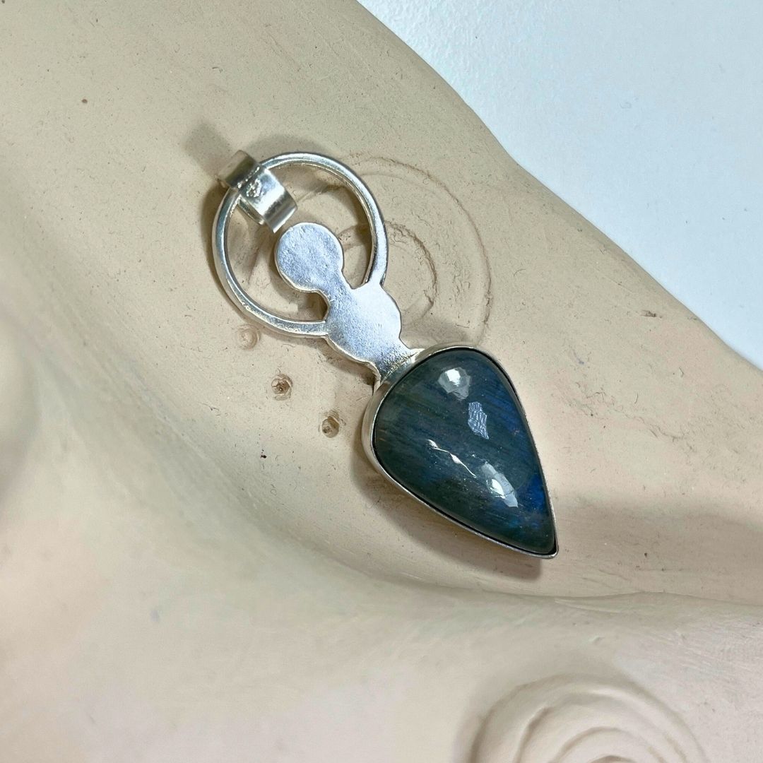 Colgante Durga de plata y labradorita (3)