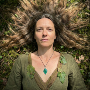 Joya de la Diosa Gaia de malaquita, pieza única artesanal