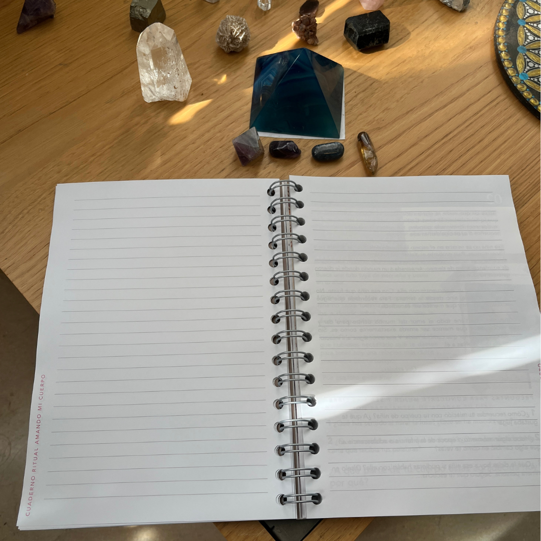 Cuaderno ritual de autoconocimiento 33 días con diosas