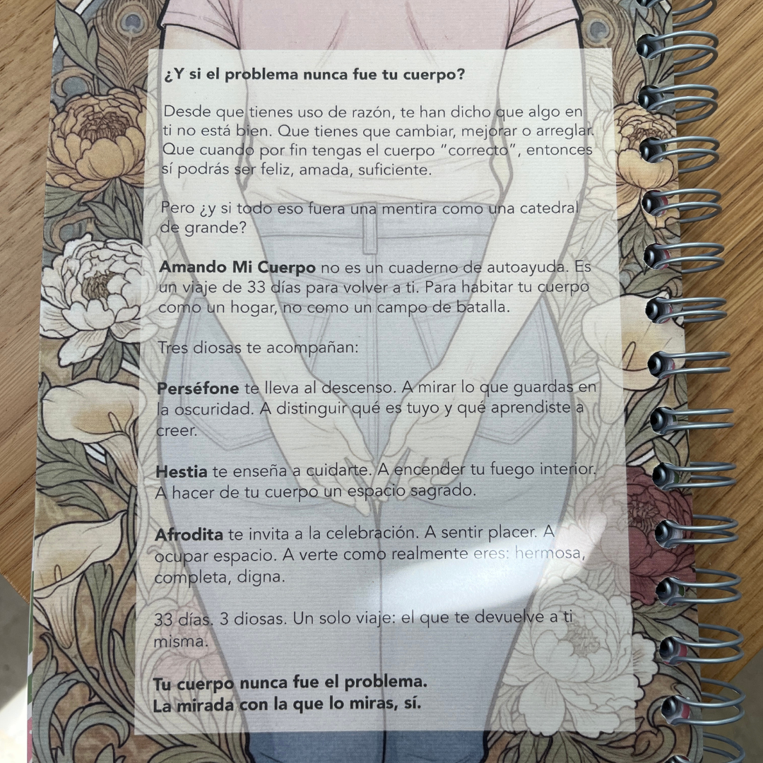 Cuaderno de amor propio Amando Mi Cuerpo de Joya Ritual